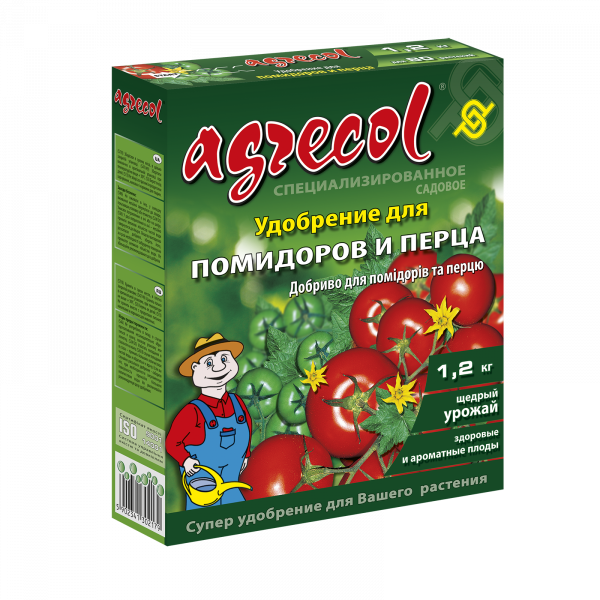 Удобрение для помидоров и перца Agrecol - 1,2 кг