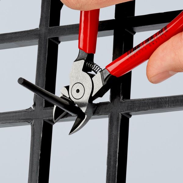 Кусачки бокові (бокорізи) для пластмаси, 140мм KNIPEX 72 01 140, фосфатовані