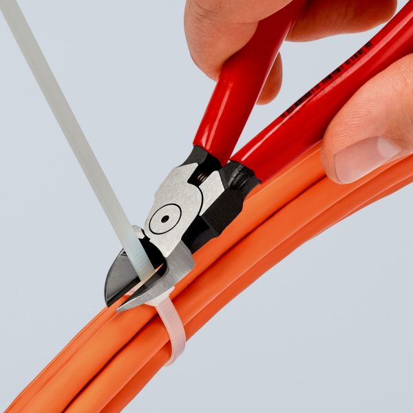 Кусачки бокові (бокорізи) для пластмаси, 140мм KNIPEX 72 01 140, фосфатовані