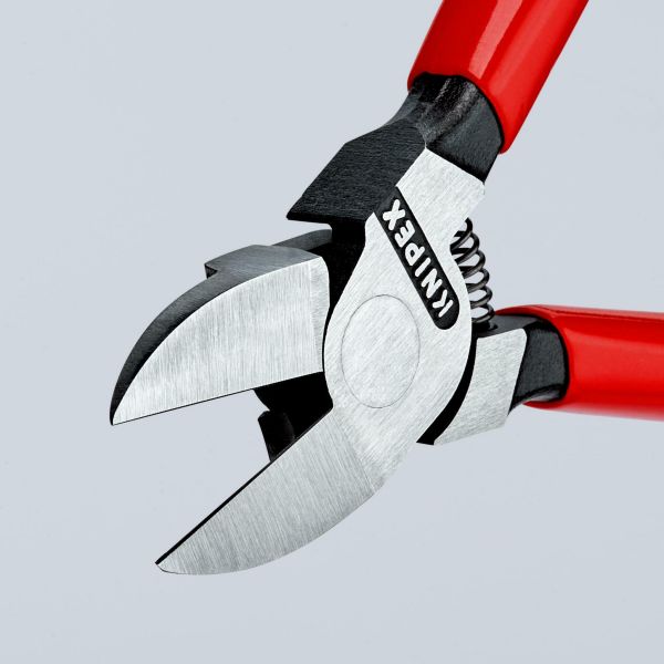 Кусачки бокові (бокорізи) для пластмаси, 140мм KNIPEX 72 01 140, фосфатовані