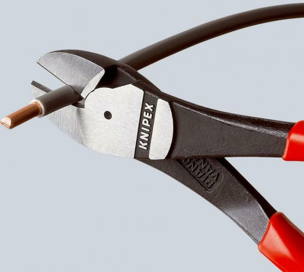 Кусачки бокові (бокорізи) особливої потужності O3,1мм, 140мм KNIPEX 74 01 140, фосфатовані