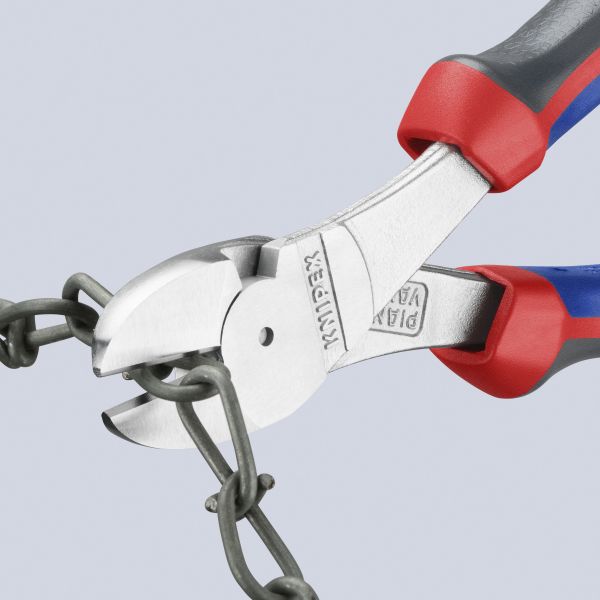 Кусачки бокові (бокорізи) особливої потужностіє діаметр 3,8мм, 180мм KNIPEX 74 05 180, хромовані