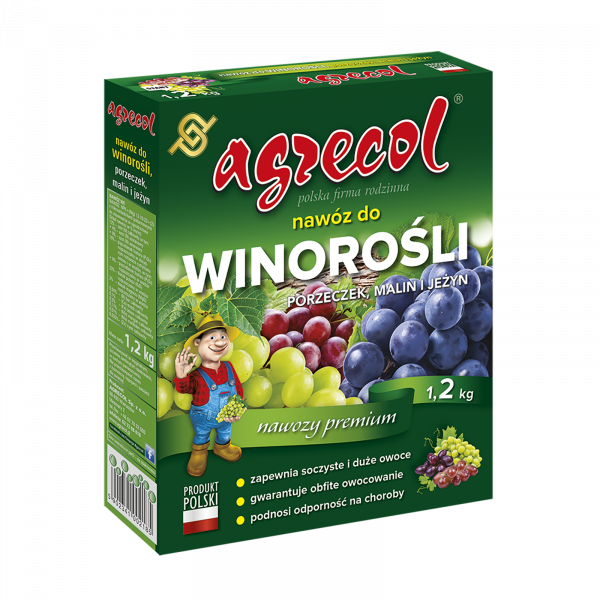 Удобрение для винограда смородины и малины Agrecol - 1,2 кг