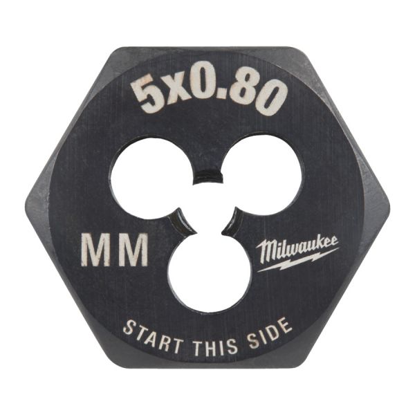 Плашка шестигранна MILWAUKEE, М6-0,9мм