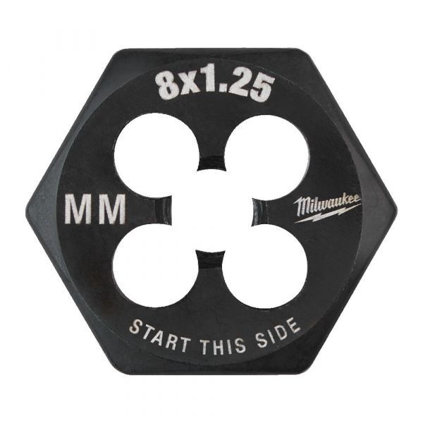 Плашка шестигранна MILWAUKEE, М8-1,25мм