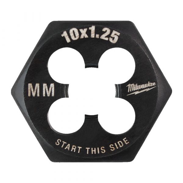 Плашка шестигранна MILWAUKEE, М10-1,25мм