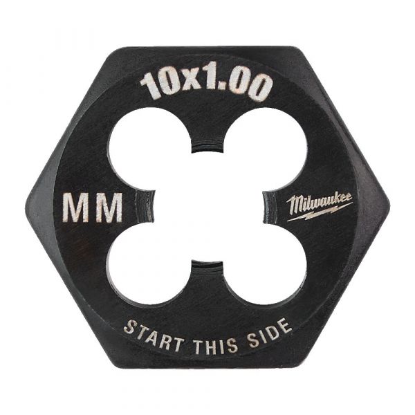 Плашка шестигранна MILWAUKEE, М10-1,00мм