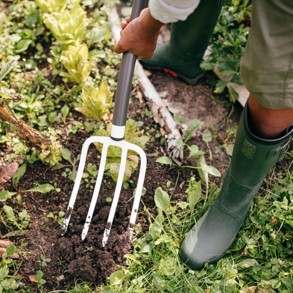 Вила садові білі FISKARS White