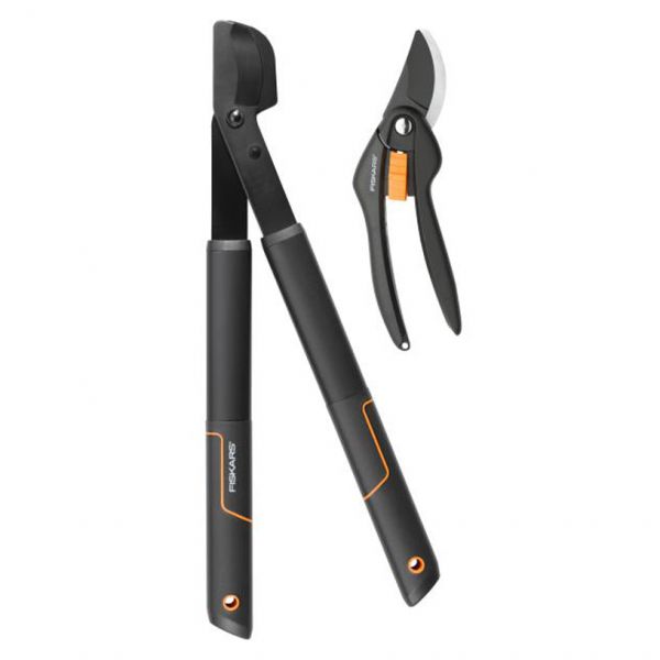 Набір садовий FISKARS (сучкоріз SingleStep S L28 та секатор площинний SingleStep P26 (1057760)
