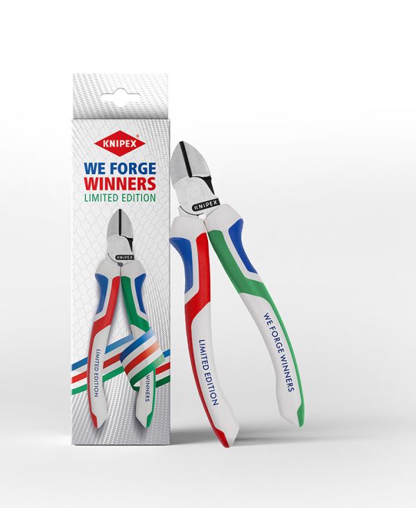 Кусачки бокові (бокорізи), Ø4,0мм, 160мм KNIPEX 70 02 160 S8, We Forge Winners 2026