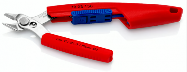 Кусачки Electronic Slim Knips, діаметр 1,6мм, 150мм KNIPEX 78 03 150