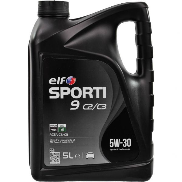 Олива моторна ELF SPORTI 9 RP C2/C3 5W-30 (Каністра 1л)