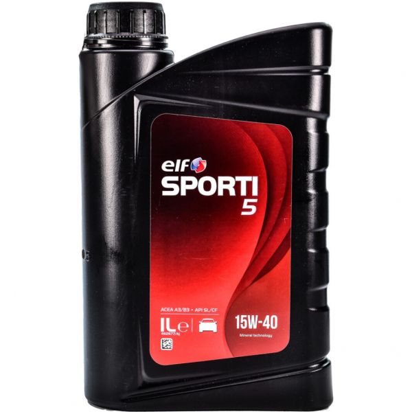 Олива моторна ELF SPORTI 5 15W-40 (Каністра 1л)