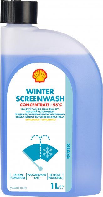 Омыватель стекла зимний Winter Screenwash -55°C концетрат Shell - 1 л