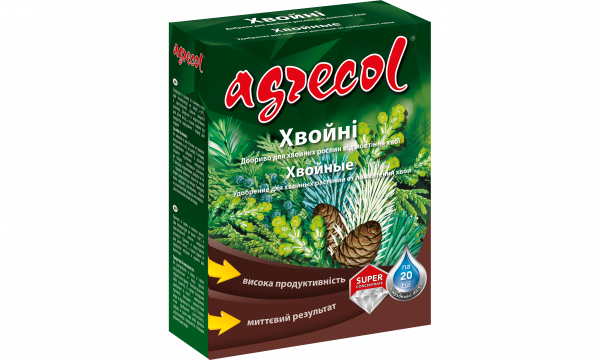 Удобрение для хвойных от пожелтения хвои Agrecol - 250 гр