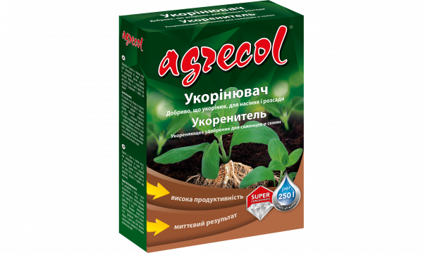 Укореняющее удобрение для саженцев и семян Agrecol - 250 гр