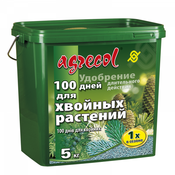 Добриво для хвойних рослин (100 днів повільної дії) Agrecol - 5 кг