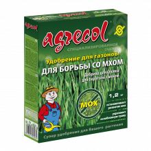 Удобрение для газонов и борьбы с мхом Agrecol - 1,2 кг