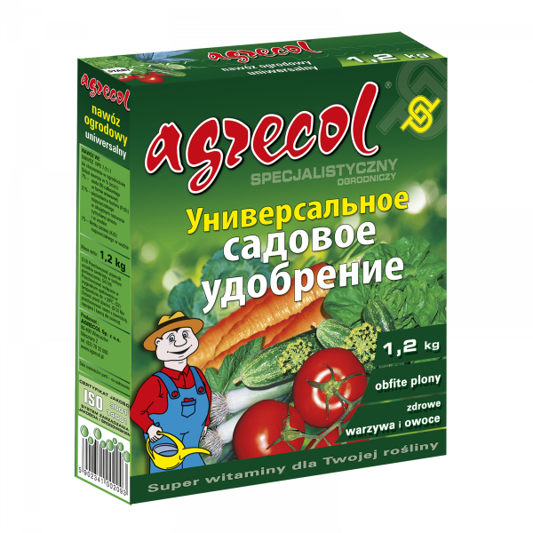 Универсальное садовое удобрение Agrecol - 1,2 кг