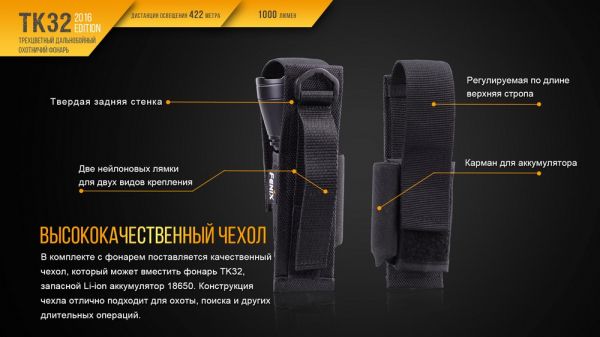 Ліхтар ручний Fenix TK32 2016