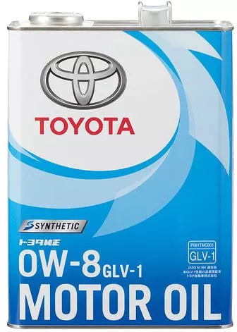 Олива Toyota Synthetic Motor Oil GLV-1, 0W-8 (Japan), 4л 08880-14505