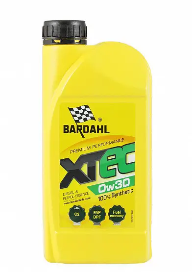 Олива BARDAHL XTEC 0W30 1л. C2, PSA B71-2312, FIAT 9.55535-GS1/DS1 (C2) 36521 (12)