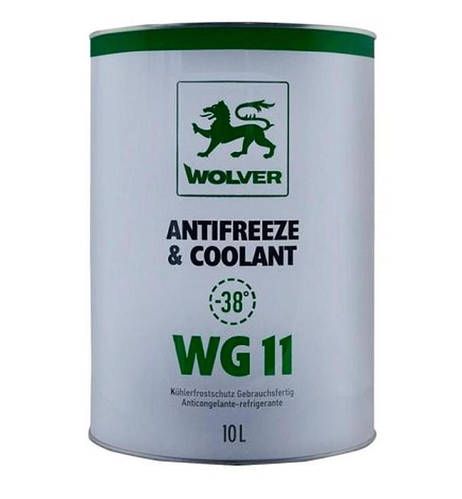 Антифриз W G11 зелений Wolver - 10 л
