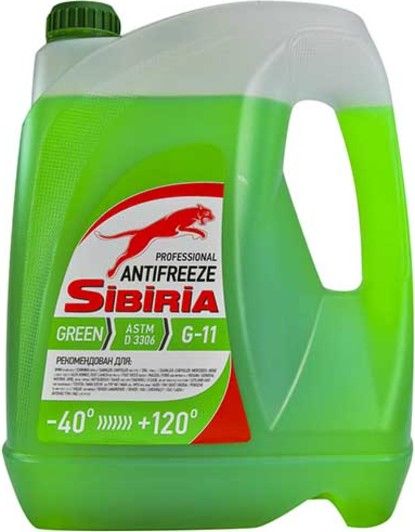 Антифриз SIBIRIA ANTIFREEZE ОЖ-40 G11 (зелений) 5кг