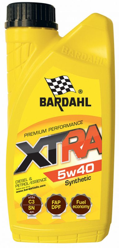 Масло моторное XTRA 5W-40 Bardahl - 1 л