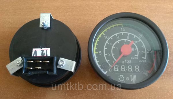 ТЭСМ-1Я-12 Тахометр со счетчиком моточасов электронный 12В ТХ-01
