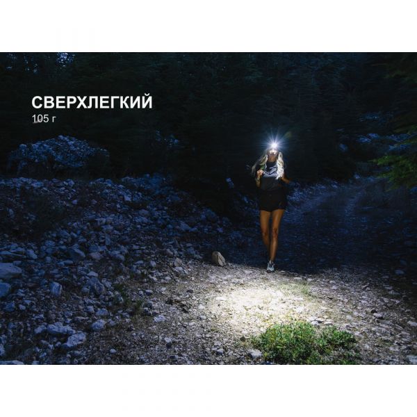 Ліхтар налобний Fenix HM55R, фіолетовий