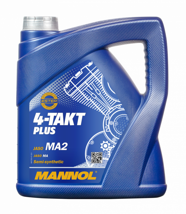 Олива моторна 4-TAKT Plus SAE 10W-40 Mannol - 4 л