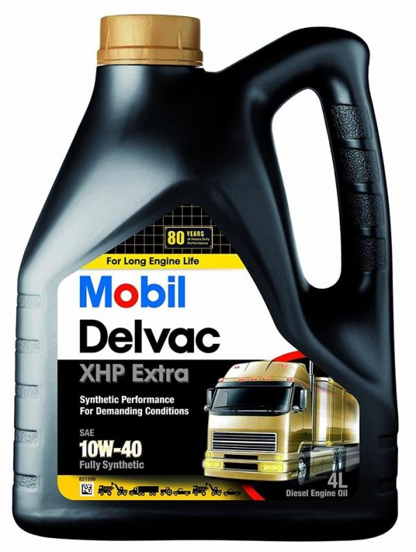 Масло моторное Delvac XHP Extra 10W-40 Mobil - 4 л