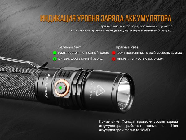 Ліхтар ручний Fenix PD35 V20 Cree XP-L HI V3 LED