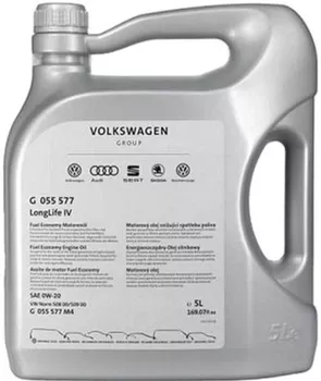 Олива VW LongLife IV FE 0W-20, 5л. GS65577M4