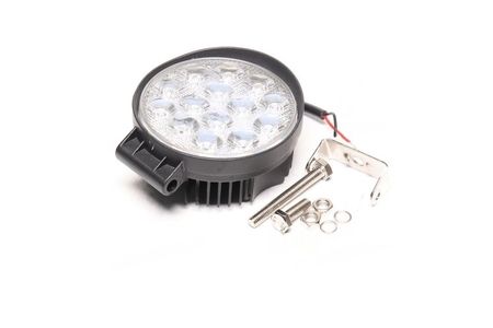 Фара LED кругла 42W, 14 ламп, 116*137,5мм, 3080Lm вузький промінь 12/24V 6000K (LITLEDA, JUBANA)