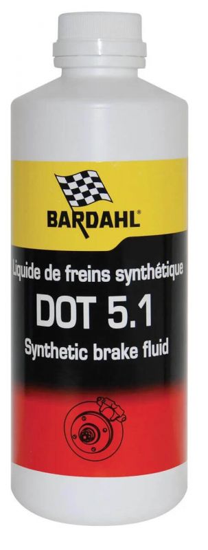 Тормозная жидкость DOT 5.1 Bardahl - 0,5 л