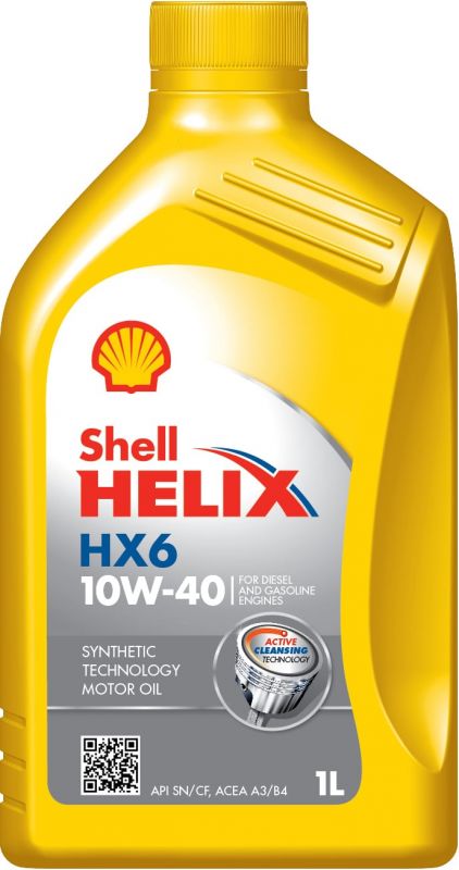 Олива моторна Helix HX6 10W-40 Shell - 1 л