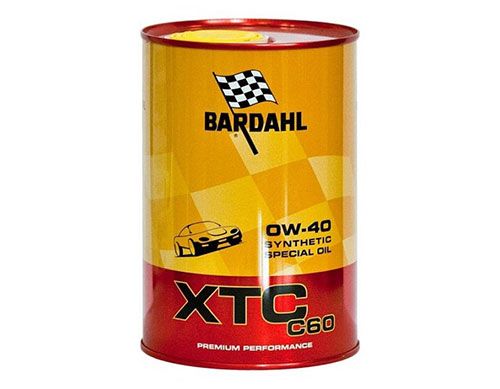 Масло моторное XTC C60 0W-40 Auto (metal) Bardahl - 1 л