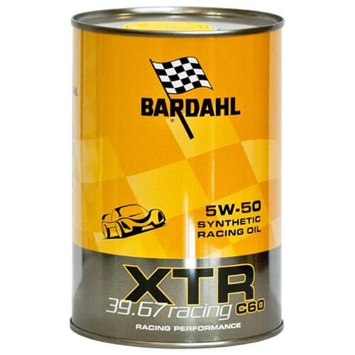 Масло моторное XTR C60 Racing 39.67 - 5W-50 (metal) Bardahl - 1 л