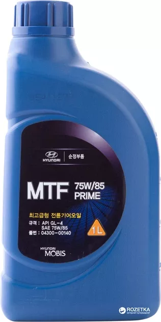 Олива Mobis Hyundai/KIA MTF PRIME 75W-85 GL-4, 1л. 04300-00140