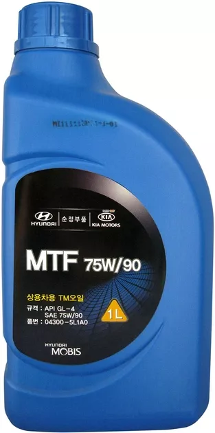 Олива Mobis Hyundai/KIA MTF 75W-90 GL-4, 1л. 04300-5L1A0