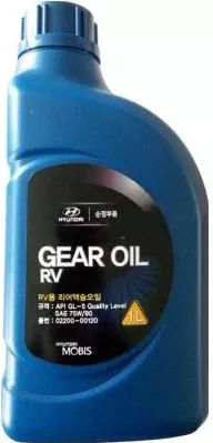 Олива Mobis Hyundai/KIA Gear Oil RV 75W-90 GL-5, 1л. 02200-00120