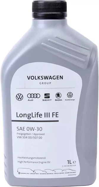 Олива VW LongLife III FE 0W-30, 1л. GS55545M2