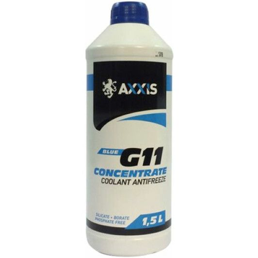 Антифриз концентрат G11 синій (-80C) Axxis - 4 л