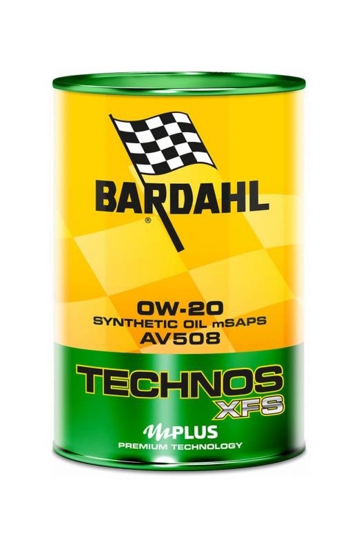Масло моторное Technos XFS 0W-20 AVU 508 (metal) Bardahl - 1 л