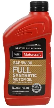 Олива MOTORCRAFT SAE 5W-30 Full Synthetic Motor Oil, 1qt. XO5W30-Q1FS