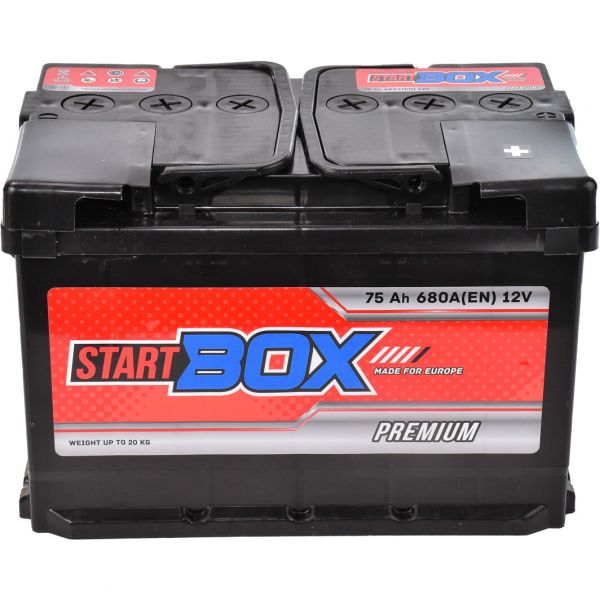 Акумулятор 75Ah-12v StartBOX Premium (276x175x190),R,EN680