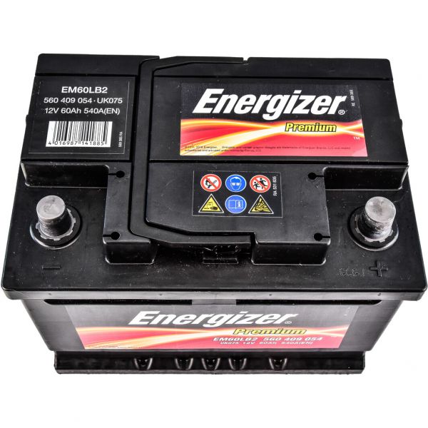 Акумулятор 60Ah-12v Energizer Prem. (242х175х175), R, EN540