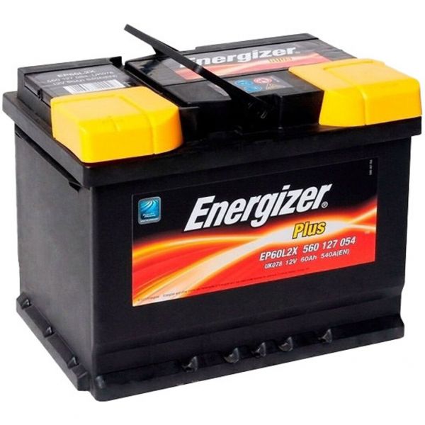 Акумулятор 60Ah-12v Energizer Plus (242х175х190), L, EN540